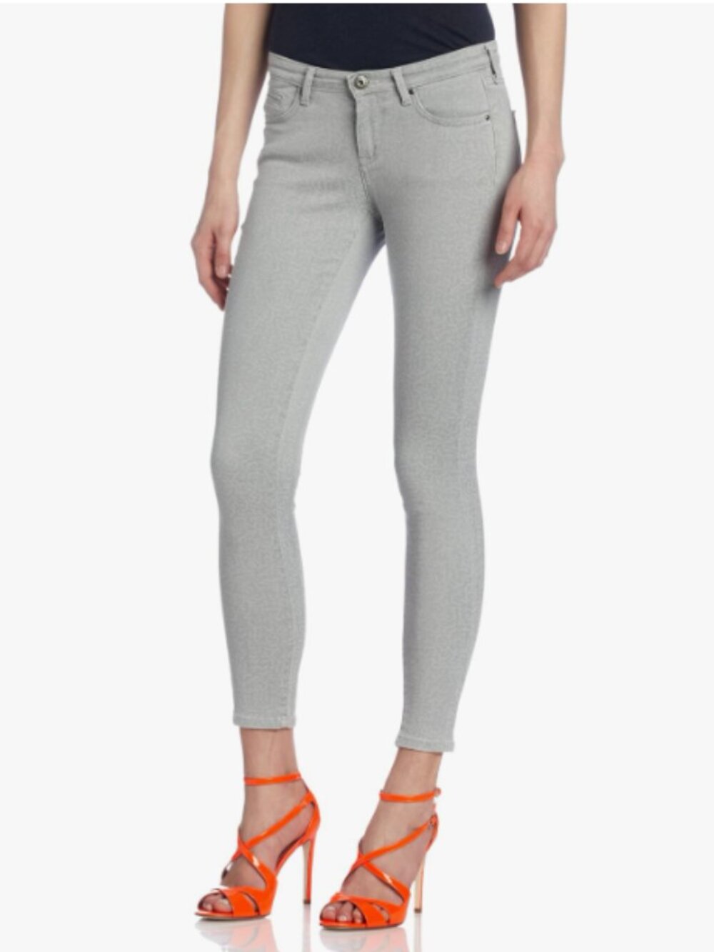 NEW WITH TAGS Twenty8Twelve Women's Bolen Gray Print Denim, 26